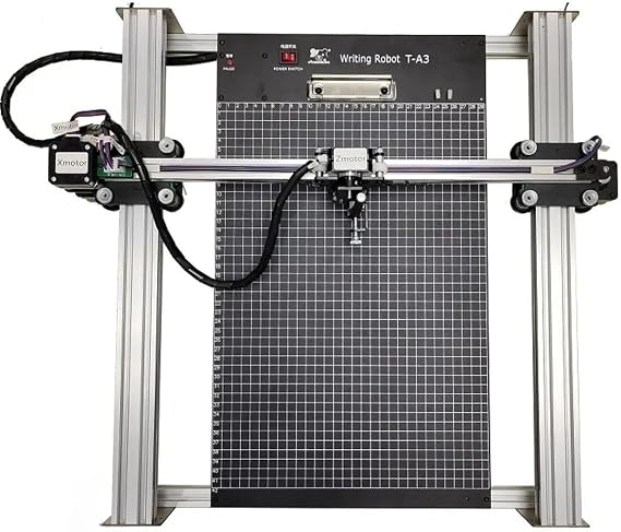 2.0 H-Structure Pen Plotter, iDraw 2.0 XY Plotter A3 Plotting Range, Handwriting Robot Machine with Twice Faster Writing Speed, Stable Structure with Basement Plate