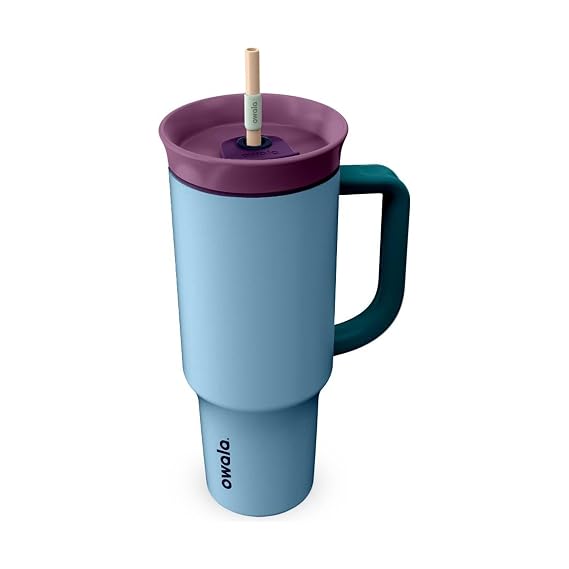 Owala, Tumbler Stainless Steel Baby Blueberry 40 Ounce