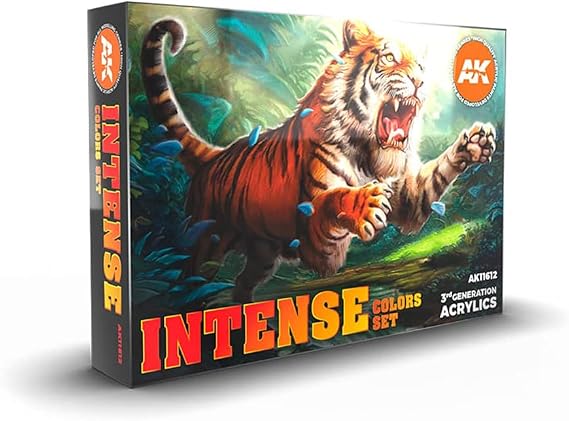 AK Interactive - Intense Colors: Acrylic Paint Set for Miniatures - AK11612