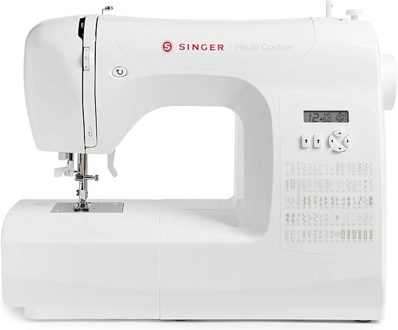 Singer Haute Couture F527C Computer Sewing Machine with 80 Sewing Programmes Automatic Sewing Free Arm Multifunctional Display