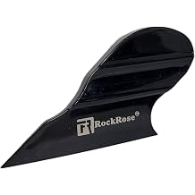 RockRose Black Side Trim Mini Squeegee - Compact and Ergonomic Tool with Flexible Blade for Precision Window Film and Car Tint Application - (Pack 3 Units)