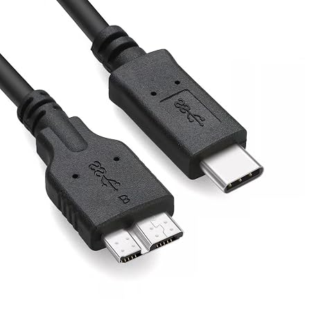 3FT External Hard Drive Cable Cord to USB C/USBC