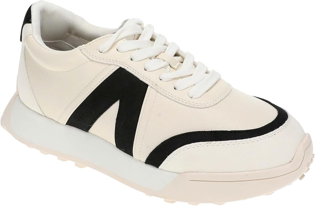 MIA Town Women's Oxford, 6 B(M) US, Black-White