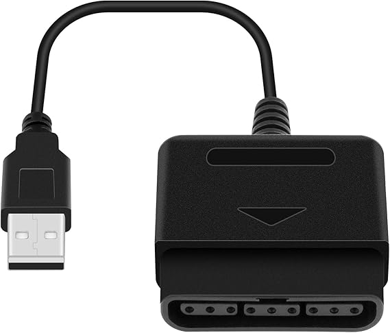 OSTENT USB Adapter Converter Cable Cord for Sony PlayStation 1/2 PS One PSX Wired Controller Gamepad Joystick to PC Laptop