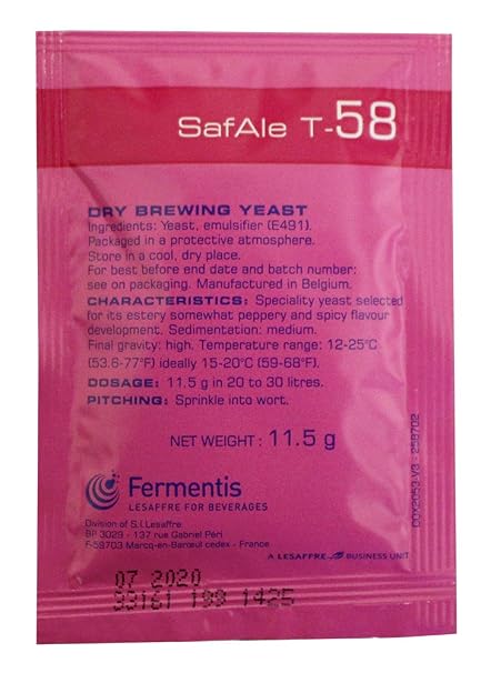 Fermentis TJ-5D3U-VYVQ Safbrew T-58 (11.5 g Pack)
