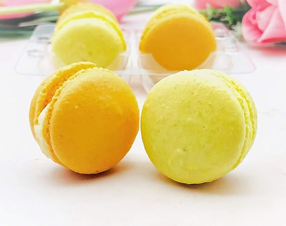 6 Orange & Lemon Macarons Value Pack