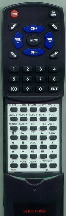 Replacement Remote Control for NAD RC716, AV716