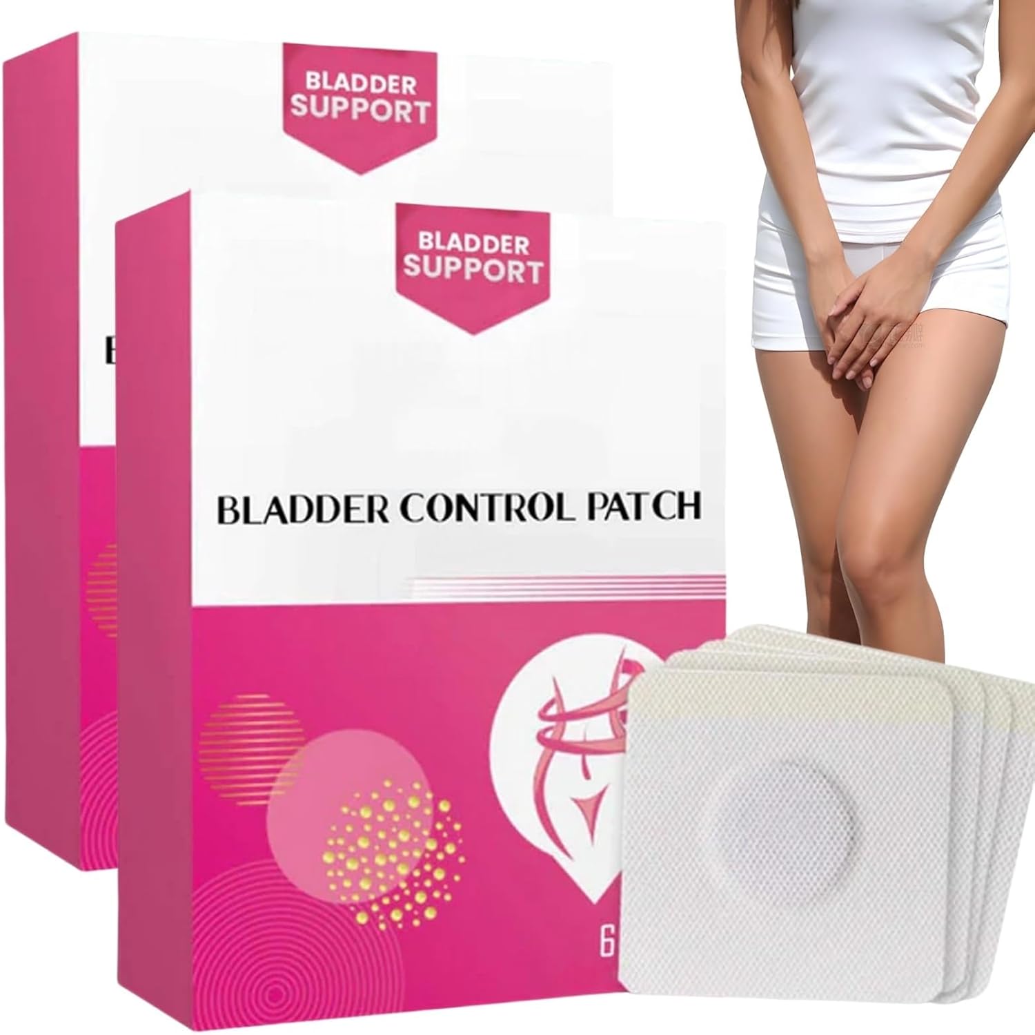 12pcs Bladder Control Patch,Bladder Health Patch,Leakage Urine Pa/tch,Blad/der Pat/ch,Urinate Relief for Men and Women,Postp/Artum Patc/h for Women,Bladde/r Support Patc/h