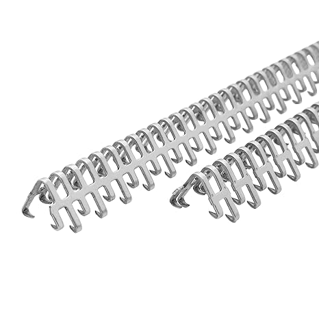 24 Inch Wolf Tooth Conveyor Belt Lacing, Stainless Steel Belt Fasteners, 10 Buckles & 5 Connecting Pins for PVC Nylon Canvas Light Conveyor Belts