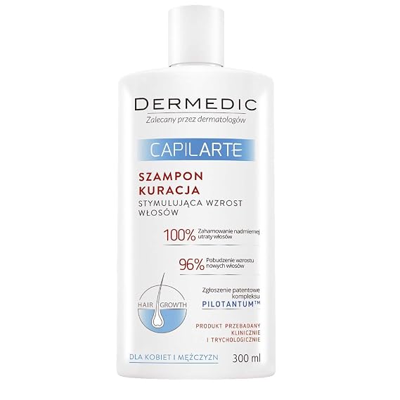 Dermedic Capilarte 300ml / 10.1oz Hair Growth Stimulation Treatment Shampoo