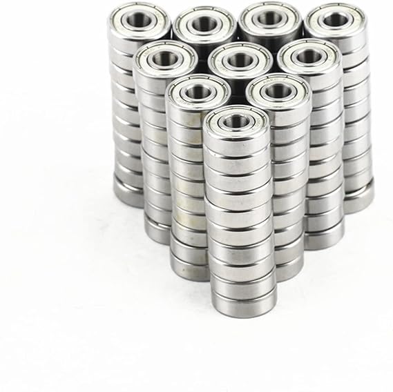 608zz Bearings for Stunt Kick Scooter Inline Roller Skates Skateboard Children Waveboard Bicycle Drift Board 8x22x7mm(100pcs Gcr15)