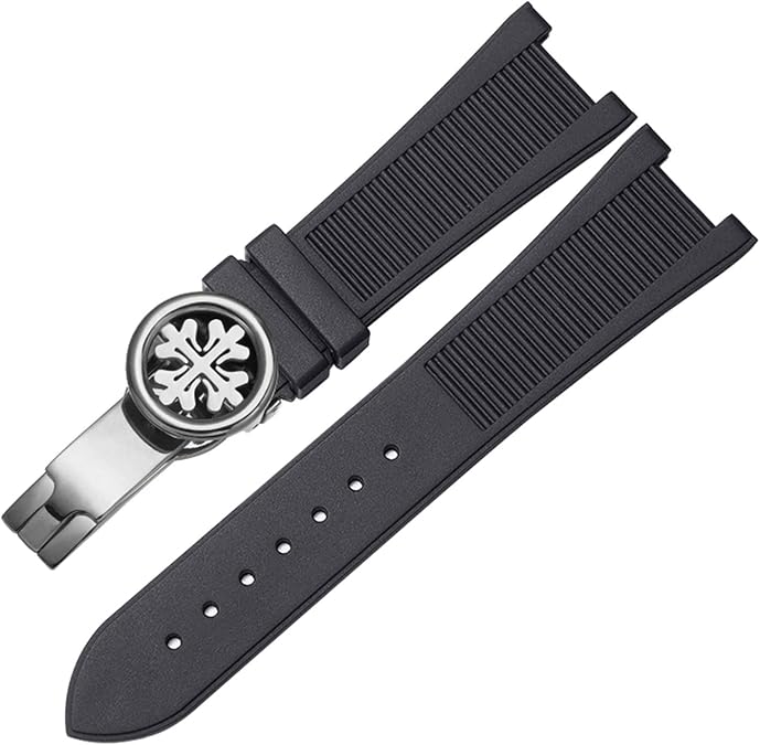 ZUC For PP Patek Philippe Silicone Watch Belt 5711 5712g Nautilus Watch Strap Special Interface 25mm*13mm Watchband