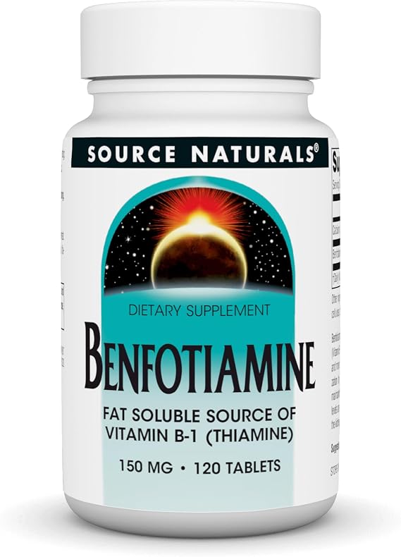 Source Naturals Benfotiamine, 150 mg - 120 Tablets