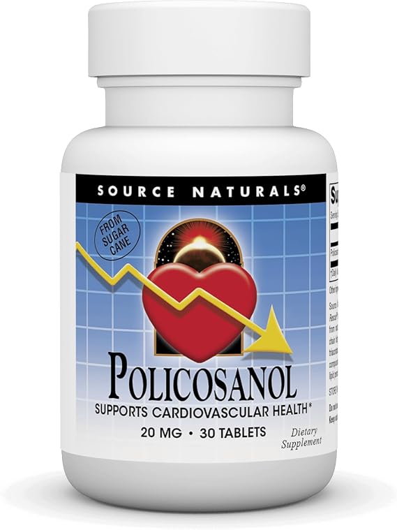 Source Naturals Policosanol, 20 mg - 30 Tablets