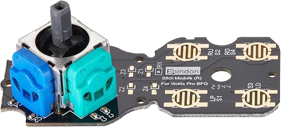 Epindon Victrix Pro BFG Wireless Controller専用ホールエフェクトスティック モジュール ビクトリクス プロコントローラー Both PS5 and XBOX Version 基盤部分のみ 右スティック対応 80G