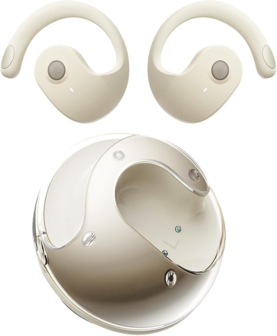 AI Language Translator Earbuds AI Headphones Live Language Translation Earbuds Real Time for iPhone Android Open Ear Buds Headphones Wireless Bluetooth Over Ear Translate Translating Earbuds