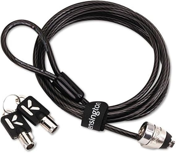 Kensington 64032 Master Lock Universal Notebook Security Cable - Black