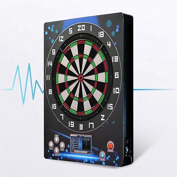 Electronic Dart Board with Exceptional Accuracy and Sensitivity - Score with Clear Displays and Audio Effects, Multiple Game Modes, Dart Board Soft Tip Dartboard Scoreboard Machine for Adults