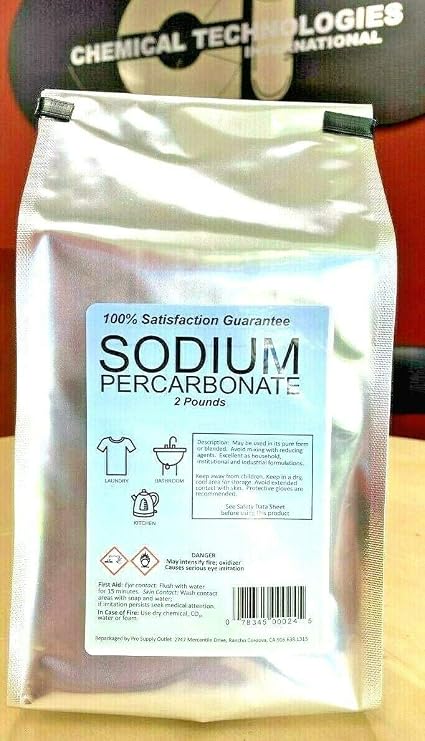 only warm Sodium Percarbonate (Oxidizer) 2 Lbs (9848)