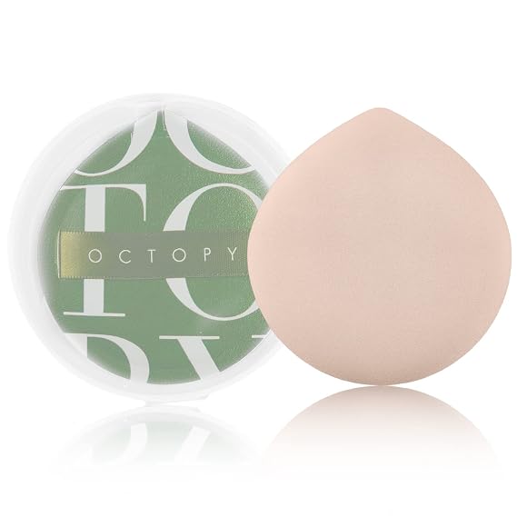 Round Makeup Sponges for Foundation 2 Pcs with 2 Travel Case - Sponges Makeup Blender for Flawless Look, Blending Sponges, Puff Makeup Applicator, Cosmetic Sponges, Beauty Sponge Set