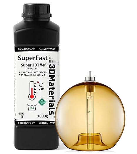 SuperHDT UL94 V-0 3D Printer Resin Flame-Retardant HDT 464F Korea (1000g)