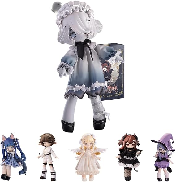 niannyyhouse Blind Box Figurines, 1/12 BJD, Secret Realm Pilgrimage Series, Ball Jointed Doll with Clothes, Action Figure Collectable (1PC)