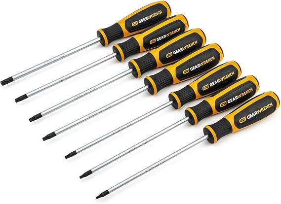 GEARWRENCH 7 Pc. Torx Dual Material Screwdriver Set - 80071H