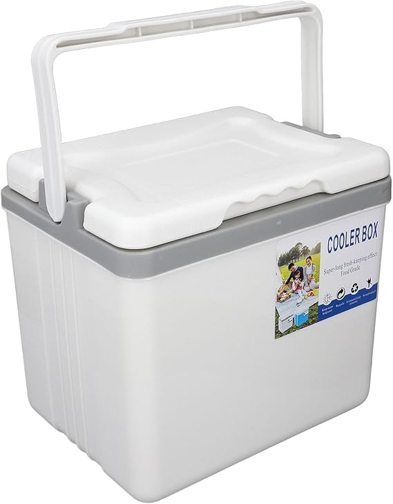Portable Cooler Box Large Capacity Multifunctional Keeps Food Fresh and Drink Cool Insulated Hard Cooler Box for Ice Drinks Food Food