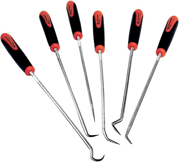 Performance Tool W942 6-Piece Hook and Pick Set