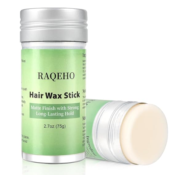 2.7oz Hair Wax Stick - Matte Finish Slick Back Stick for Flyaways Hair Tamer Wand Gel Sleek Pomade Balm for Matte Look Seekers, Hair Frizz, Styling, Smoothing, Finishing, Edge Control Tools