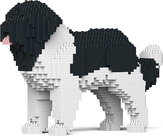 JEKCA Newfoundland Dog 01S-M03 | Dog Plastic Building Blocks | Age 14+