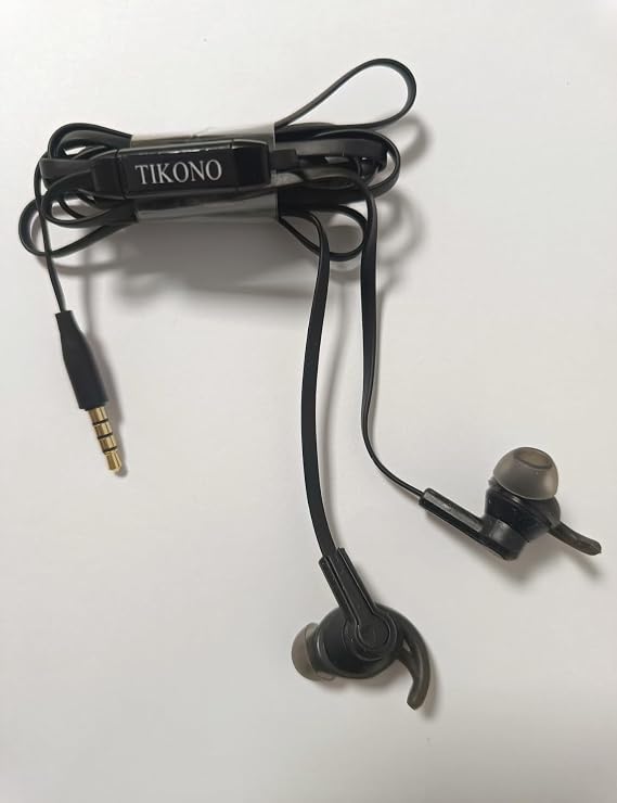 Ear Phones Sport in-Ear Earbuds Heaphones Headset Stereo Bass with Mic (Black)