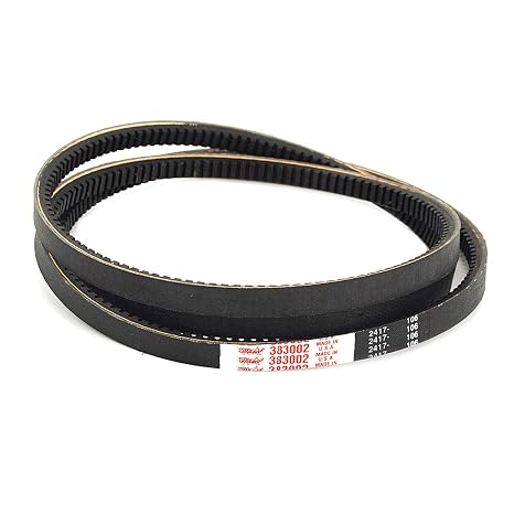 Grasshopper Mower MaxLife Belt, Designed to Specific Material, Dimensions, Shape, Construction and Pliability Standards That Ensure Superior Performance and Long Life, OEM 383002