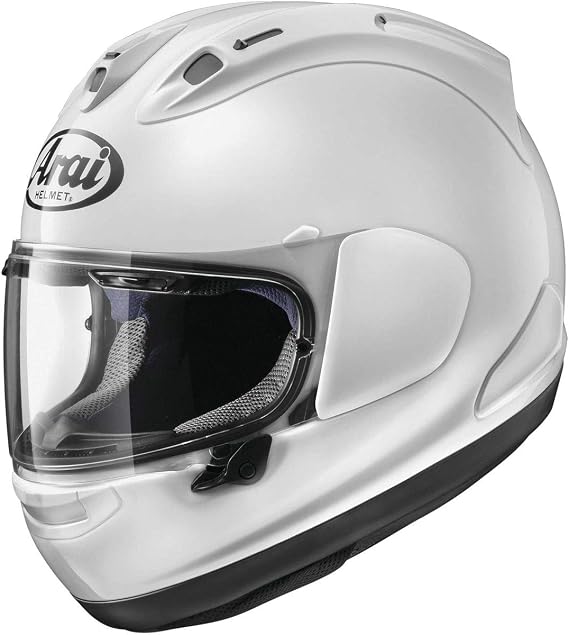 Arai Corsair-X Solid Adult Street Motorcycle Helmet - White/Large