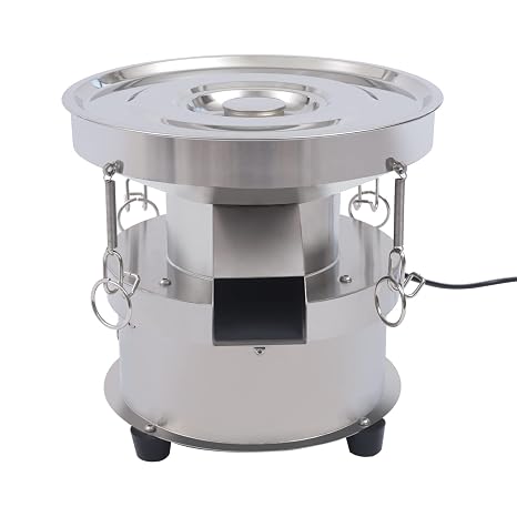 Electric Vibrating Sifter, Food Industrial Sifter Automatic Sieve Shaker 110V Electric Screening Vibrating Machine, 40 Mesh 60 Mesh Flour Powder Sifter for Sieve Particles Powders
