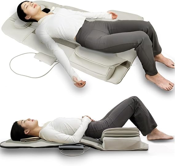 Full Body Stretching Massage Mat with Airbags. 3D Lumbar Traction