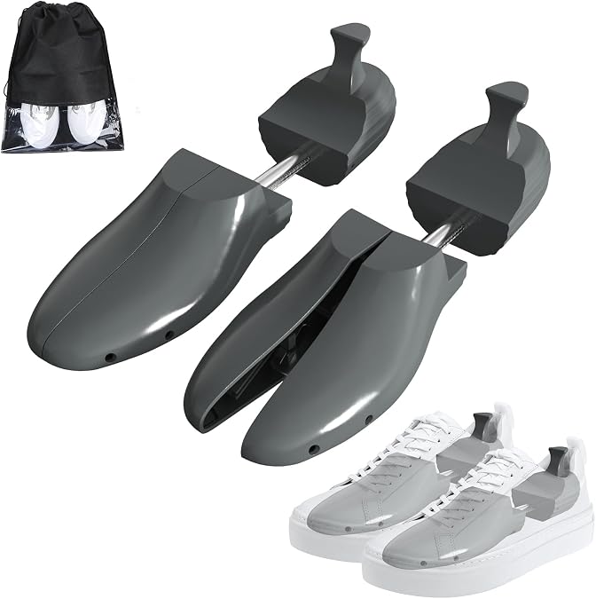 Shoe Trees for Men & Women, Lightweight Shoe Stretcher Inserts with Spring, Shoe Shaper to Maintain Shape