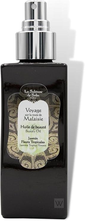 The Sultane of Saba Huile Corporelle Champaka Fleurs Tropicales/Body Oil Champaka Tropical Flower Scent 100 ml [French Import]
