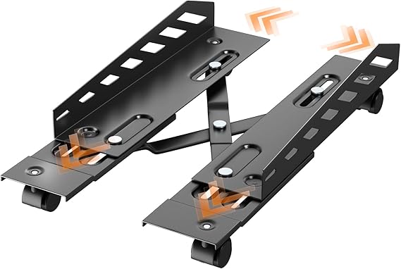 PUTORSEN Computer Tower Stand with Rolling Caster Wheels