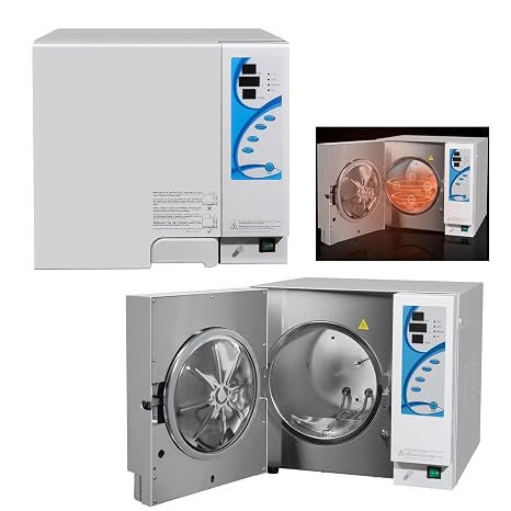 18L Updated Wind-Heat Enhanced Drying Function Class N Type LCD Display 1100W Stainless Steel Automatic Autoclave
