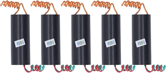 5Pcs High Voltage Generator Module 400KV Boost Step Up Power Module for Scientific Electronic Equipment 3‑6V High Voltage Transformer Black