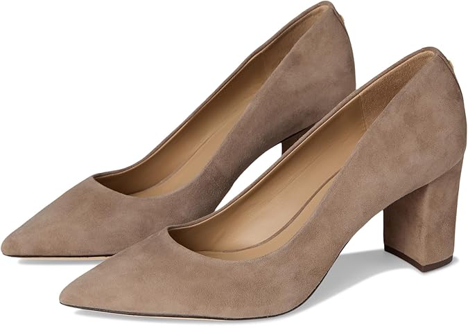 Lauren Ralph Lauren Women's Lanette Suede Block-Heel Pumps