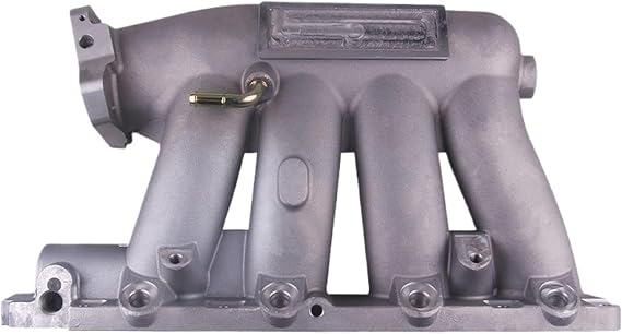 Aluminum Intake Manifold K24A2 K20Z3 Compatible For Honda Civic 06-11 Acura TSX 04-08(Silver)