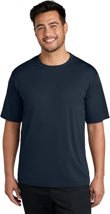 Port & Company Performance Tee | UPF 50 Athletic Workout Clothing for Spring & Summer | PC380