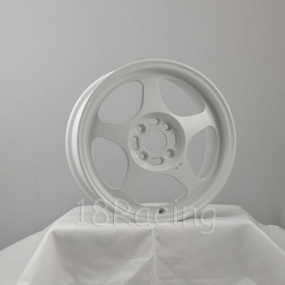 4 Pcs Rota Slipstream Wheels 15x7 Pcd: 4x100 Offset:40 Hb: 67.1 White