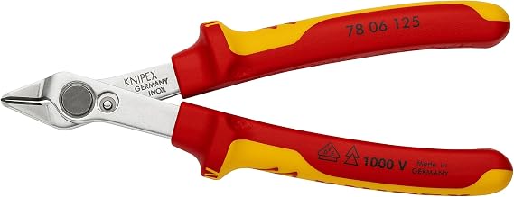 KNIPEX Tools 78 06 125 Super Knips 1000V Insulated, 5-Inch