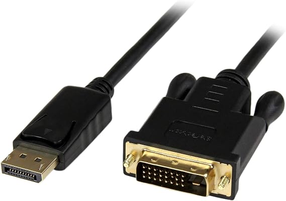 StarTech 3ft Active DisplayPort to DVI-D Cable, 1920x1200 (DP2DVIMM3BS)