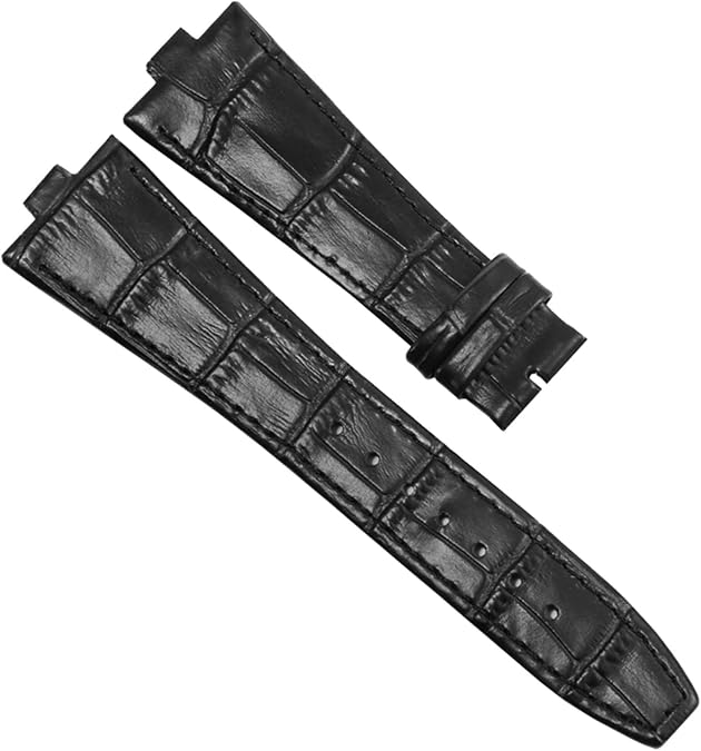 Genuine Leather Watchband For Vacheron Constantin OVERSEAS Series 4500V 5500V P47040 Stainless Steel Buckle 25 * 8 mm Men Watch Strap