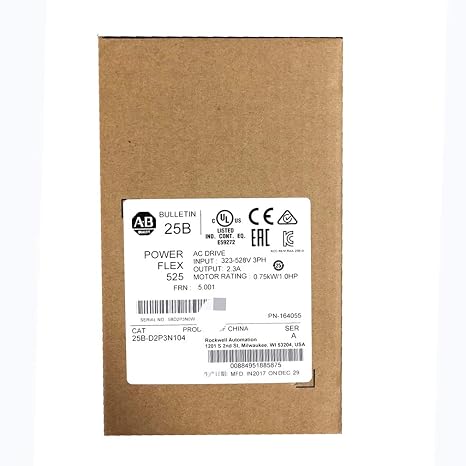 Allen Bradley Powerflex 525 1HP Catalog 25B-D2P3N104