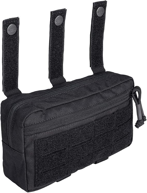 IDOGEAR MOLLE Dangler Pouch Admin Dump Drop Pouches Dual-Purpose Carrying Kit EDC Sub Abdominal Bag Hook and Loop 500D Nylon